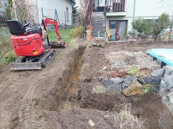 Vykopove práce MinibagerZB - 13