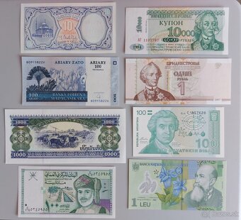 Zbierka bankoviek po 2 a 3 EUR - rôzne svetové - 13