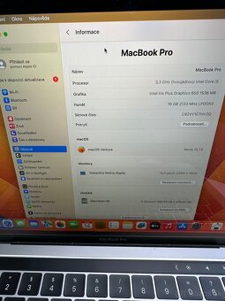 MacBook Pro 13, touch BAR, 500GB SSD - 13