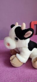 Plyšáky biely medvedík a kravička - 13