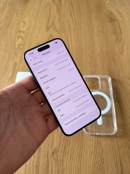 iPhone 15 Pro 128 gb Black Titanium v záruke + príslušenstvo - 13
