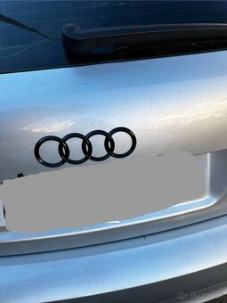 AUDI Čierne lesklé znaky - 13