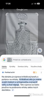 Retro Whisky Karafa dekanter +6 poharov (nepoužívané) - 13