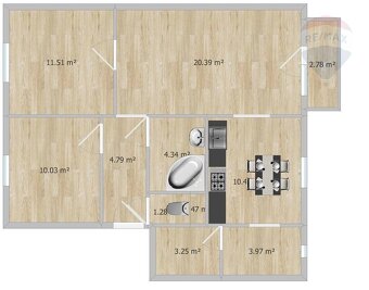 Predaj 3 izbového bytu 75 m2  Nitra -Klokočina  EXKLUZÍVNE - 13