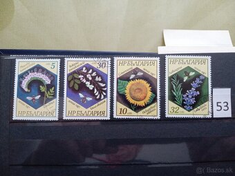 Poštové známky č.499 - FAUNA, flóra a rôzne III.-20 sérií - 13