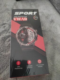 VWAR Taktické GPS profesionálne smartwatch - 13