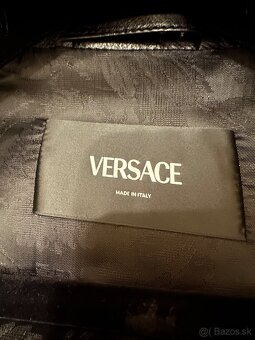 Pánska luxusná kožená vesta Versace - 13