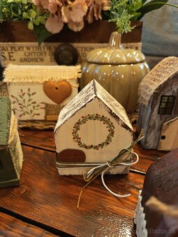 Dekoračné domčeky, venčeky😊 - 13