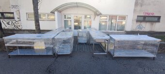 Nerezový pracovný stôl, gastro vybavenie do veľkokuchyne - 13