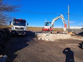 Zemné a výkopové práce,búracie práce, autodoprava, minibager - 13