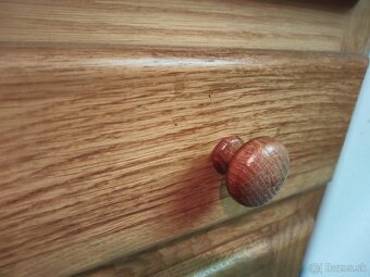 Dubová komoda, holandský nábytok - 13