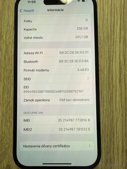 Apple iPhone 14 pro 256GB Black - 13
