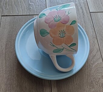 Retro sady na kavu - 6 tanierikov a 6 salok - 13