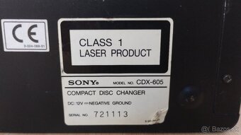 Predám 10 CD menič Sony CDX-605 - 13