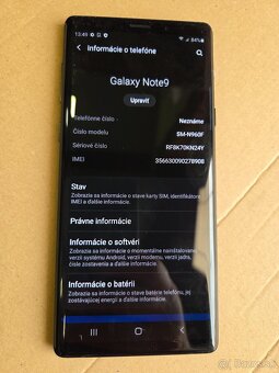 Predam Samsung NOTE 9 v TOP stave - 13