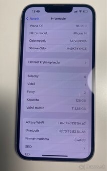 iPhone 14, batéria 80% - 13