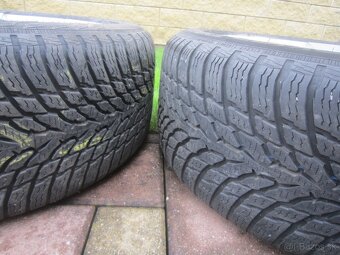 17" AL disky Dezent na VW group Mercedes C so zimnými pneu  - 13