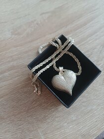 Náušnice a náhrdelník pre dievčatá - strieborné, zlaté - 13
