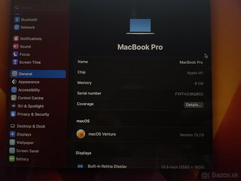 Macbook Pro M1 8/256 - 13