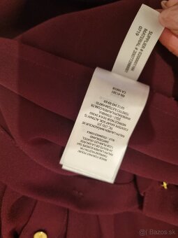 nové bordové košeľové šaty Ralph Lauren   M - 13