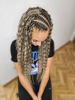 Zapletanie copikov,afro copiky,predlžovanie kanekalonom - 13