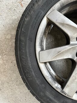 Predám zimné pneumatiky Matador 185/60 r15 + disky - 13