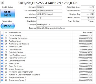 M.2 NVMe 256GB WD / Intenso / Samsung / Silicon Power 256GB - 13