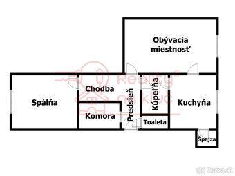 Na predaj veľký 2-izbový byt na Nábrežnej ul. v Nových Zámko - 13