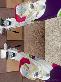 Dievčenské zjazdové lyže Rossignol+palice - 13