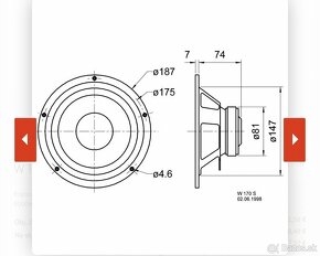 VISATON W 170S-4ohm...50W RMS - 13
