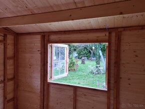 Záhradná drevené chatka 3.5x5m DOPRAVA ZDARMA - 13