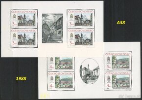 Poštové známky, filatelia: ČSSR 1945-92, aršíky - Umenie - 13