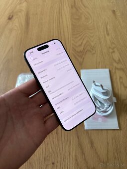 iPhone 16 Pro 128 gb Black Titanium v záruke +príslušenstvo - 13