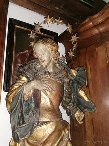 Baroková drevorezba Mária Immaculata - 13