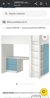 Predám detskú izbu  SMASTAD IKEA - 13