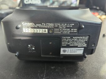 Predám funkčný mini TV casio - 13