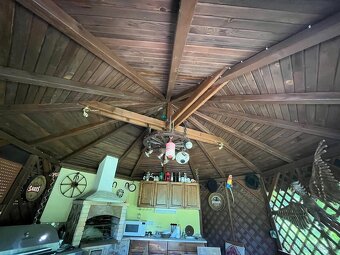 Záhradný letný domček/altánok z masívu – 18 m² - 13
