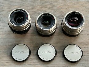 hľadáčikový fotoaparát Contax G2 + 3 objektívy a blesk - 13