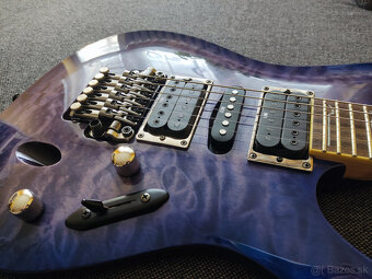 Ibanez S570DXQM Bright Blue Burst - 13