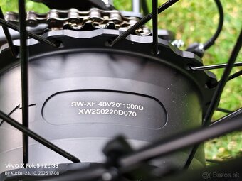 Skladací fat ebike Samebike 20x4.0",750W,15Ah,45km/h,100km - 13