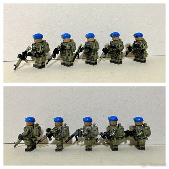 Rôzne sety vojakov (8ks) - typ lego, nové, nehrané - 13