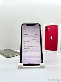 iPhone 11 RED NOVÁ BATÉRIA 100% + PRÍSLUŠENSTVO - 13