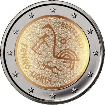 2€ Estonsko 2024 - nevädza poľná - 13