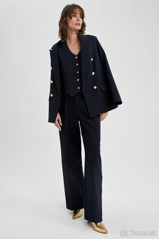 tmavomodré sako S  - nové - 13