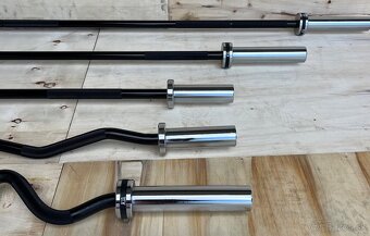 Olympijská vzpieračská tyč - činka 1800mm, zn. MYGYM - 13