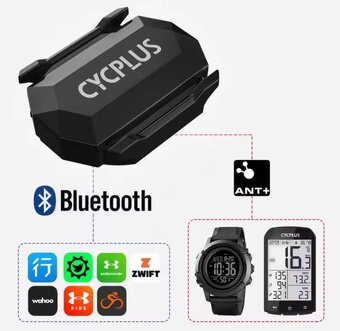 Kvalitný GPS ANT+ Smart CykloPočítač CYCPLUS M1, C3 - 13