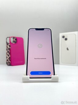 iPhone 13 WHITE 128GB TOP STAV NOVÁ BATÉRIA 100% - 13