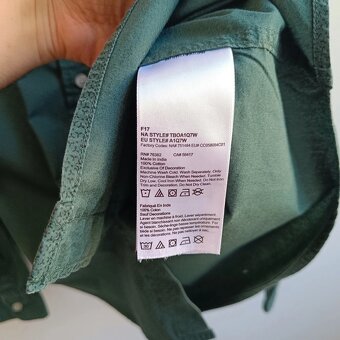 Timberland tmavozelená košeľa s dlhým rukávom L slim fit - 13