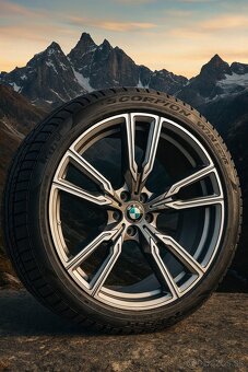 2. Alu BMW M-packet X5 X6 G06 G05 R20-zimné nové - 13