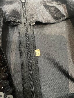 Luxusné zamatové šaty - 13